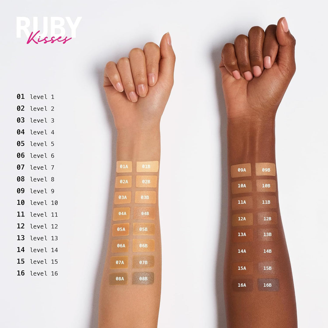 3D FACE CREATOR (RDF16) - Ruby Kisses HD 2 Color Foundation + Concealer by Ruby Kisses