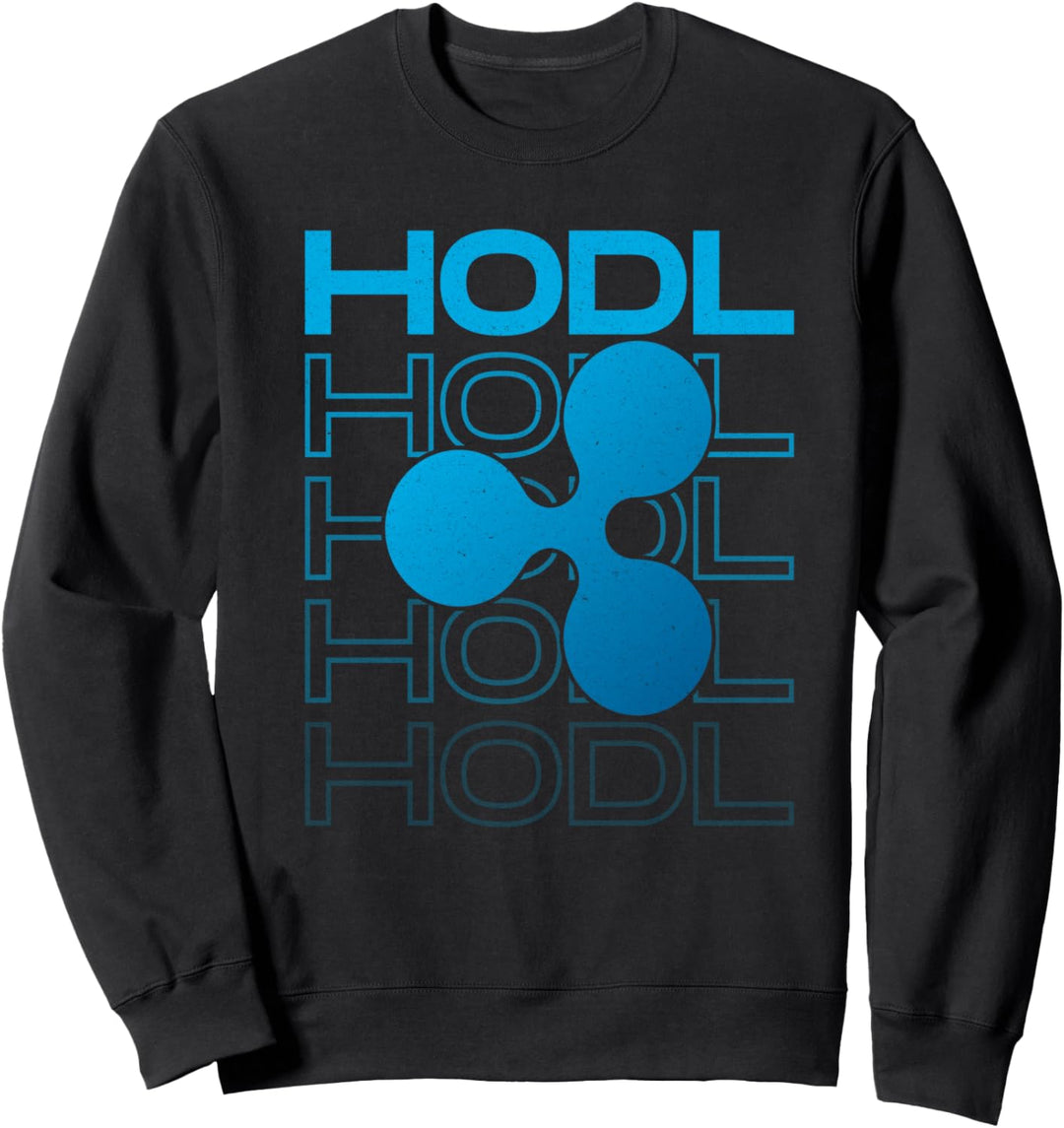 Ripple XRP HODL Shirt, Cryptocurrency Enthusiast XRP Sweatshirt