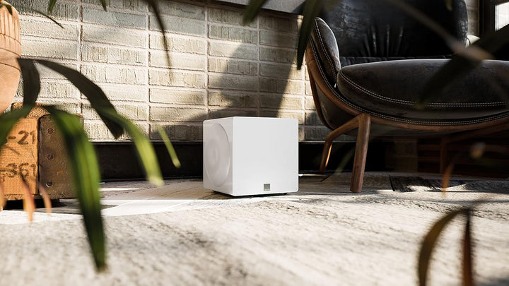 SVS 3000 Mikroversiegelter Subwoofer mit voll aktiven Dual-Treibern (20,3 cm (8 Zoll), Piano Gloss W