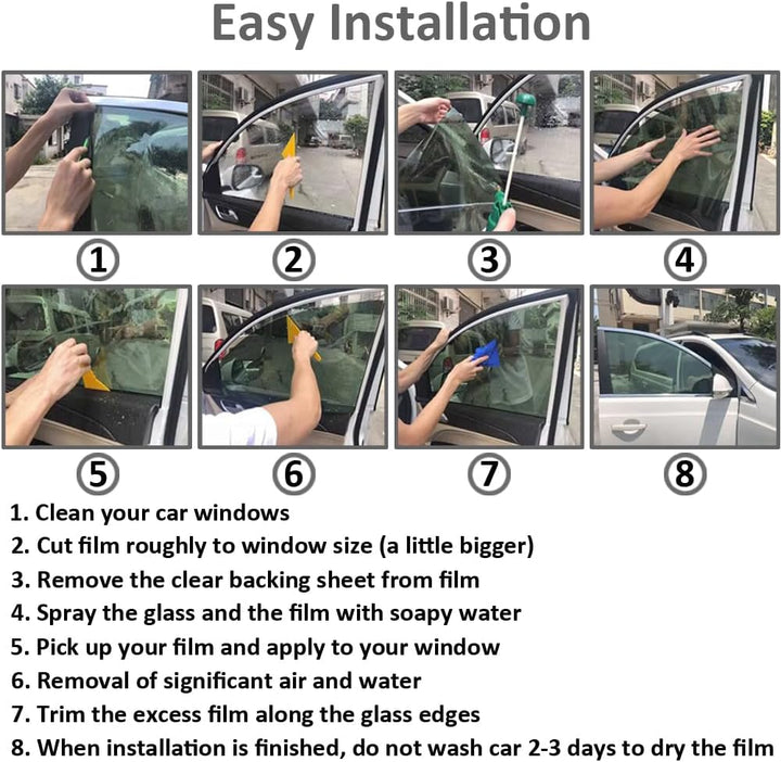 MOCNT Auto Tönungsfolie 5% VLT Auto Scheibentönungsfolie Sichtschutzfolie Autoscheiben Folie Fenster