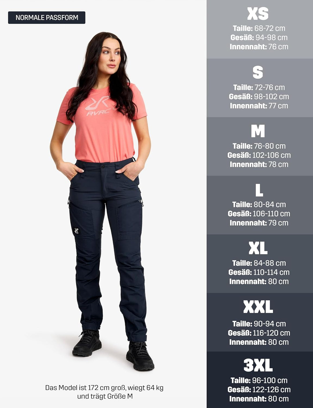 RevolutionRace Damen RVRC GP Pro Pants, Hose zum Wandern und für viele Outdoor-Aktivitäten S Blueber