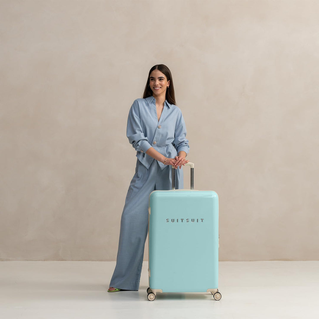 SUITSUIT Koffer Gross 76 cm - Hartschalen Reisekoffer mit Rollen - TSA-Schloss - 94 L - Fabulous Fif