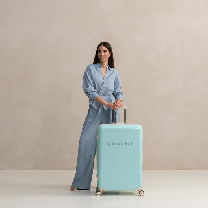 SUITSUIT Koffer Gross 76 cm - Hartschalen Reisekoffer mit Rollen - TSA-Schloss - 94 L - Fabulous Fif
