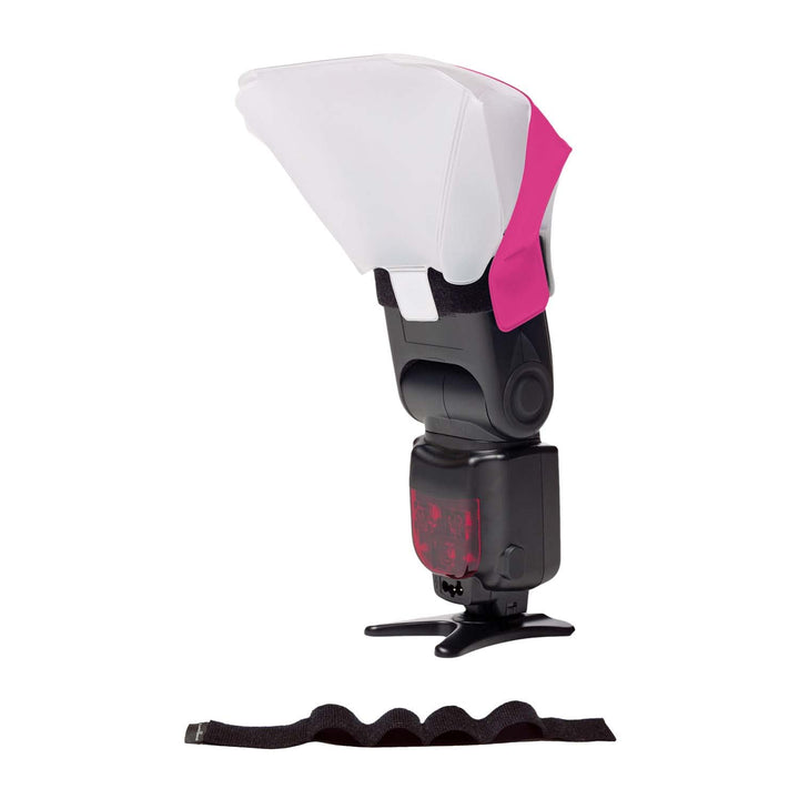 LumiQuest Ultrasoft Frosted Light Diffuser, Compact Light Modifier with UltraStrap Bundle, Universal