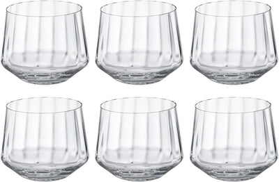 Georg Jensen Bernadotte Low Tumbler Glass Crystalline 25 Cl, 6 Pcs