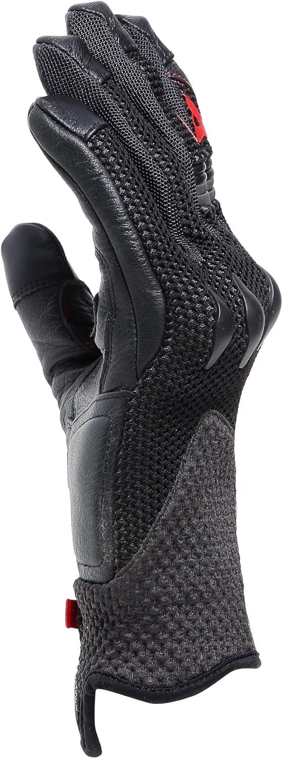 Dainese Men's Karakum Ergo Tek Magic Connection Gloves, Black/Black, S, S