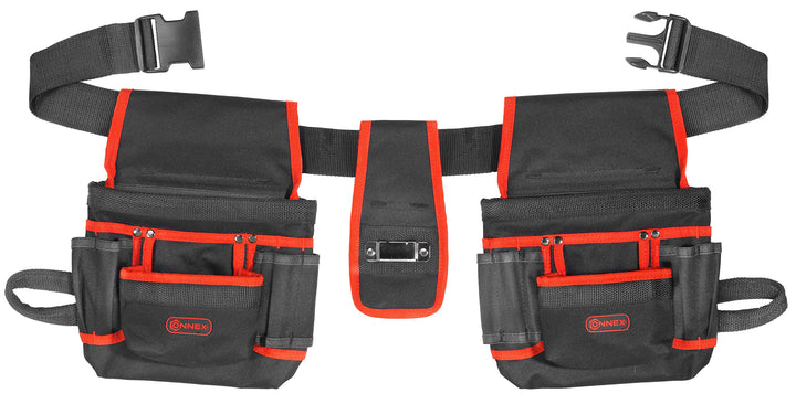Connex COX952056 Tool Belt with 2 Bags Single, Single