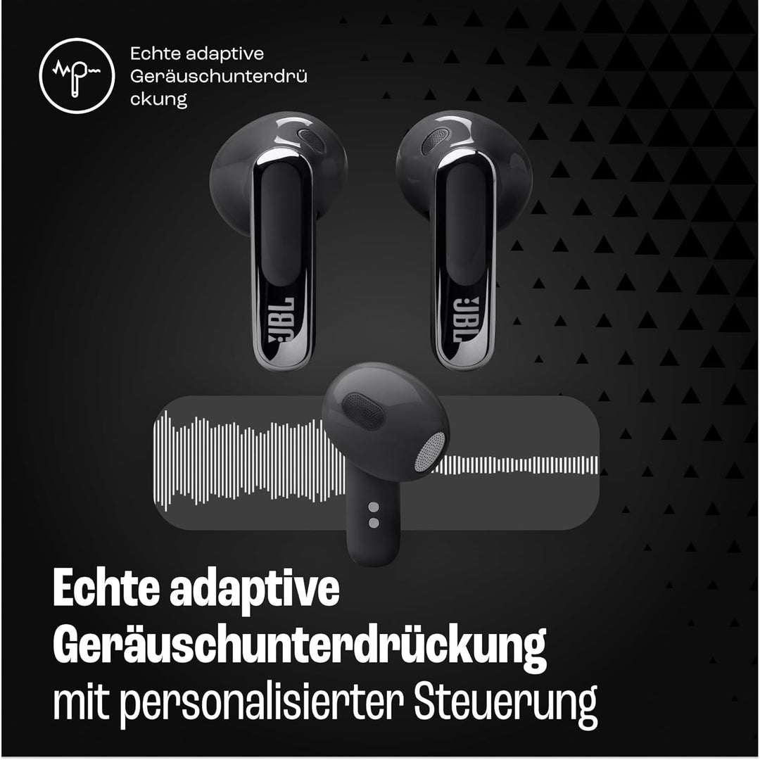 JBL Live Flex 3, Wireless Earbud-Kopfhörer mit Bluetooth, 50 Stunden Akkulaufzeit, True Adaptive Noi
