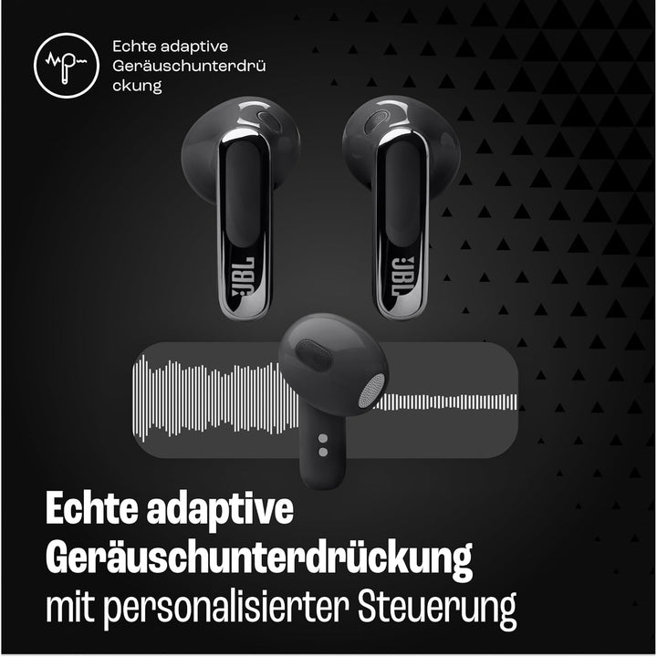 JBL Live Flex 3, Wireless Earbud-Kopfhörer mit Bluetooth, 50 Stunden Akkulaufzeit, True Adaptive Noi
