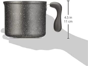 Tognana Mythos Milchtopf, Aluminium, für alle Herdarten, ausser Induktion, grau, Durchmesser 12 cm