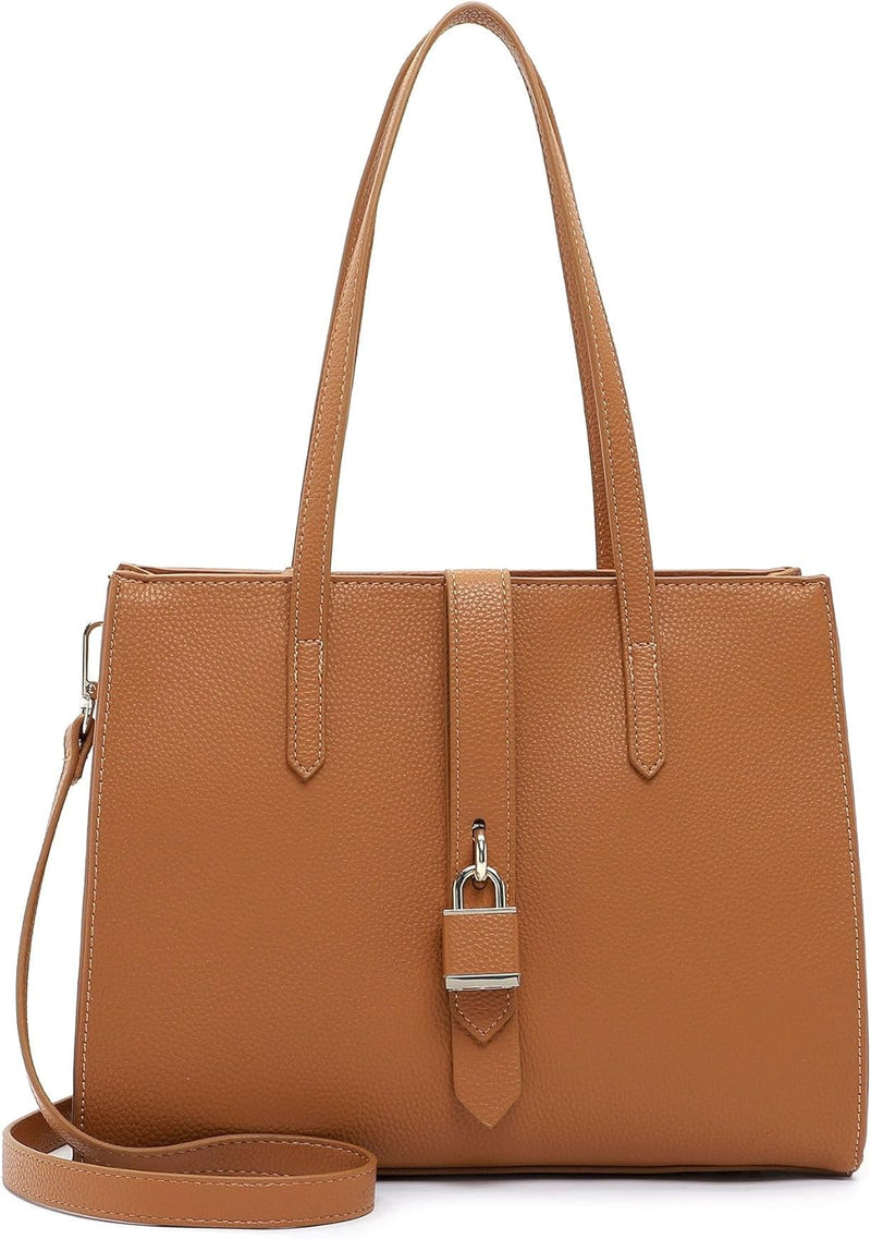 Tamaris Shopper Jasmina 31753 Damen Handtaschen Uni Einheitsgrösse Cognac 700, Einheitsgrösse Cognac