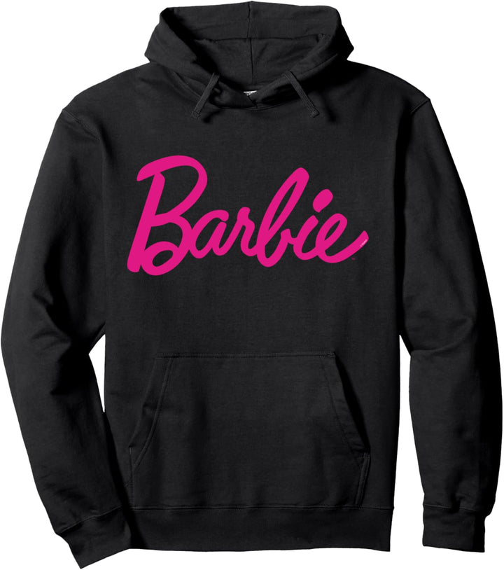 Barbie Sweatshirt für Damen, offizielles Barbie-Logo, mehrfarbig Pullover Hoodie
