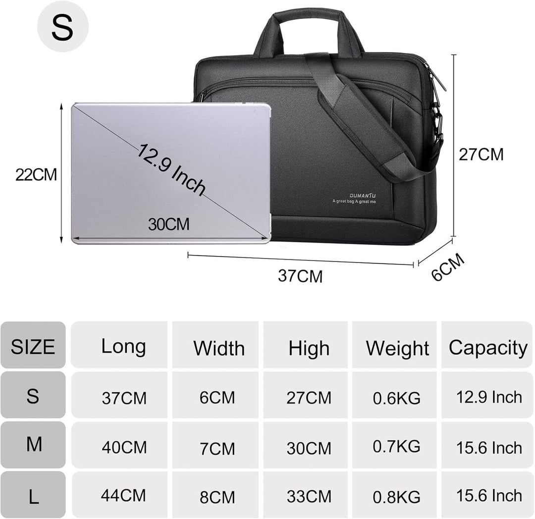 FANDARE Laptoptasche 15,6 Zoll Notebooktasche Herren Damen Aktentasche Umhängetasche Schultertasche