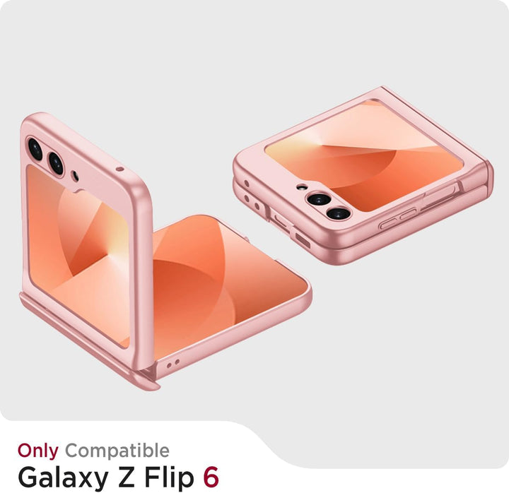 Miimall Kompatibel mit Samsung Galaxy Z Flip 6/Flip7 FE Hülle mit Scharnierschutz Magnetischer [Exte
