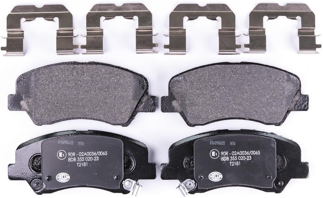 HELLA PAGID 8DB 355 020-231 Bremsbelagsatz - T2181 - Dicke/Stärke: 17.8mm - Bremssystem: Mando - mit