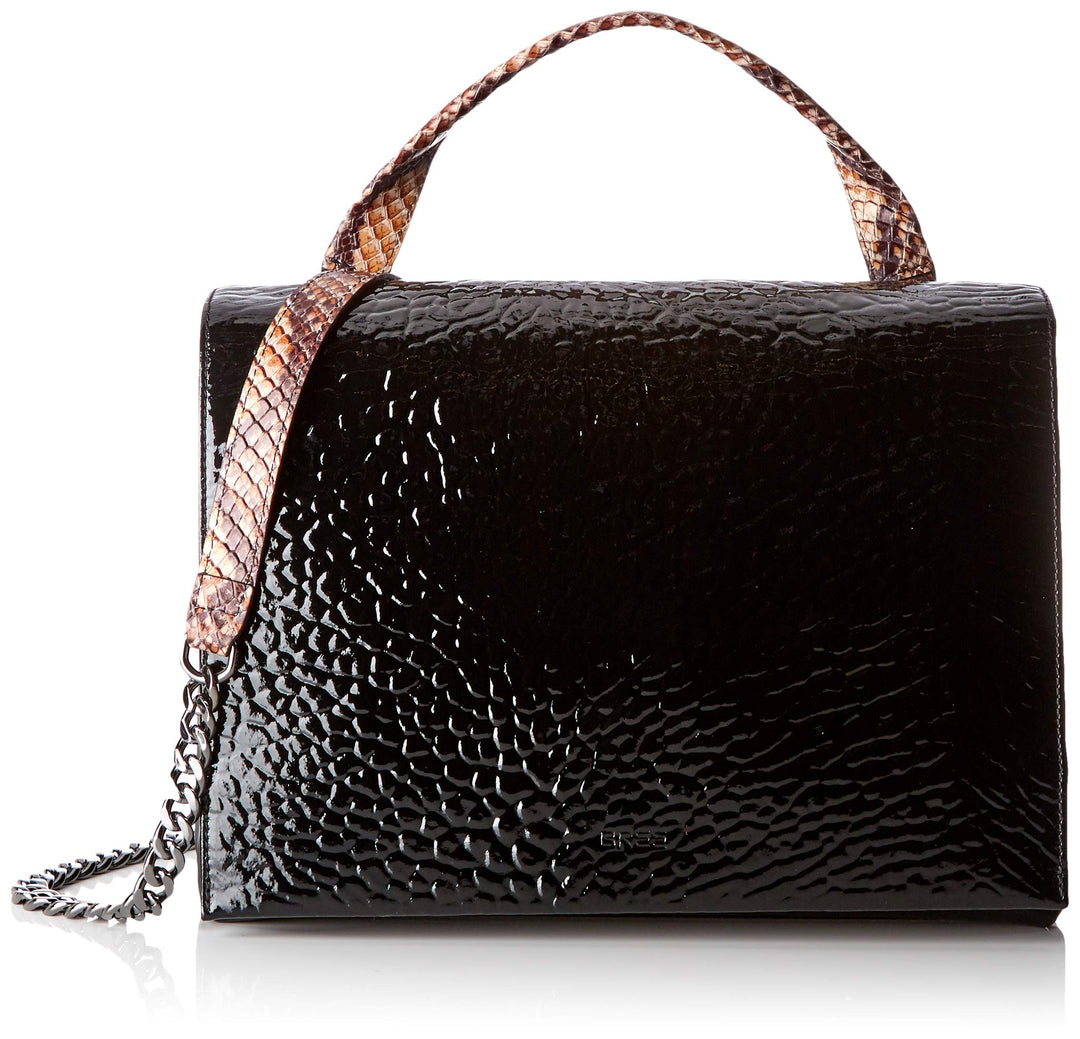 BREE Damen Issia 2, Black, Shoulder Bag W18 Schultertasche Schwarz (black)