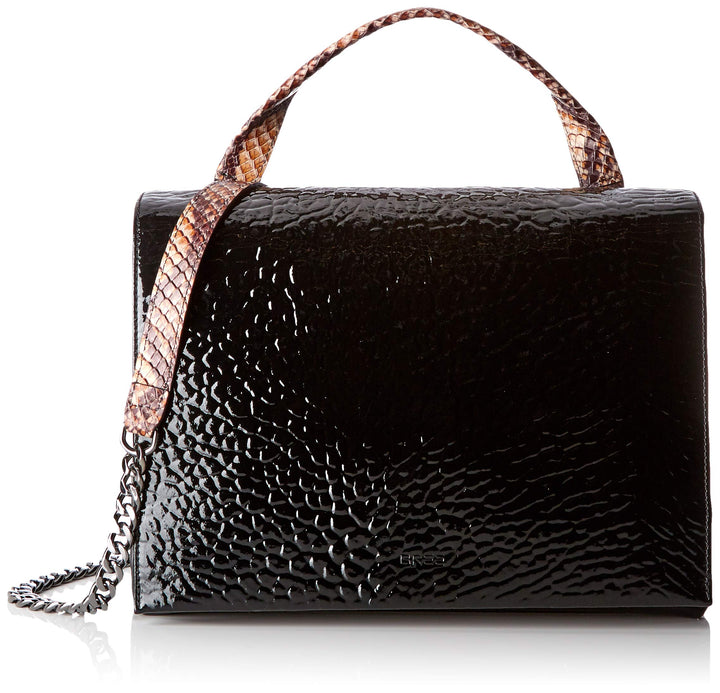 BREE Damen Issia 2, Black, Shoulder Bag W18 Schultertasche Schwarz (black)