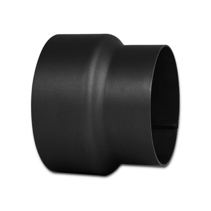 LANZZAS Ofenrohr Reduzierung von 150 mm auf 130 mm, Farbe: schwarz-metallic (im Durchmesser Ø 150 mm