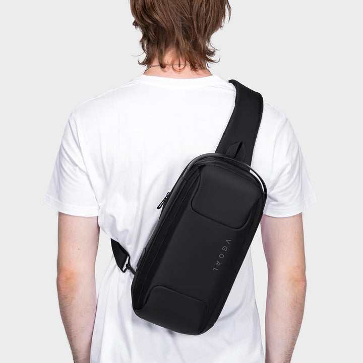 VGOAL Herren Daypack Backpacks Laptop-Computer-Messenger-and-Shoulder-Bags, 6315-a-black