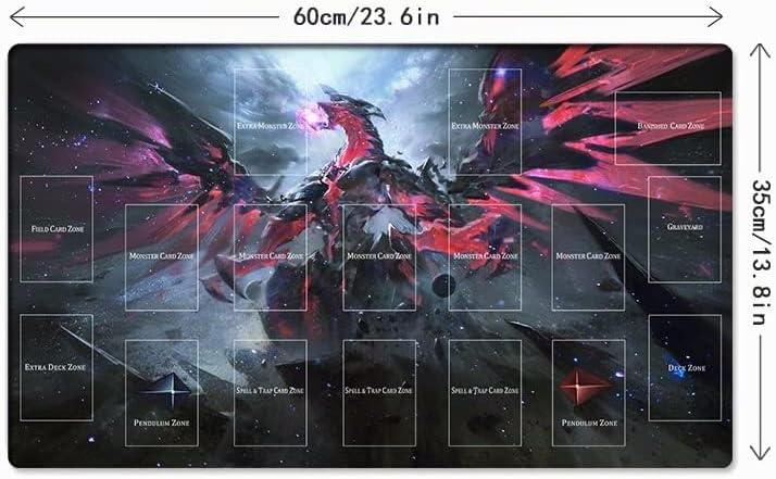 Mlikemat Spielmatte Neo Galaxy-Eyes Photon Drache CCG TCG Sammelkartenspielmatte + Tasche (ZD039-889