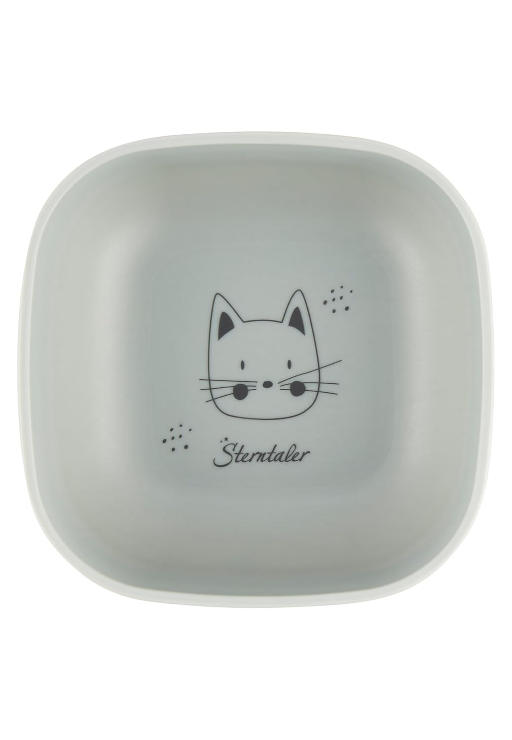 Sterntaler Geschirrset Katze Lilly - Baby und Kindergeschirr in eckiger Form ideal zum Füttern und s