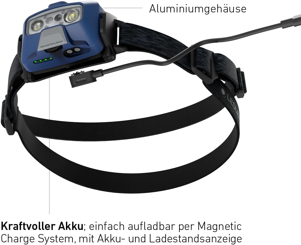 Ledlenser HF6R Core Stirnlampe Led wiederaufladbar | LED Kopflampe 800 Lumen | Adventure Headlights