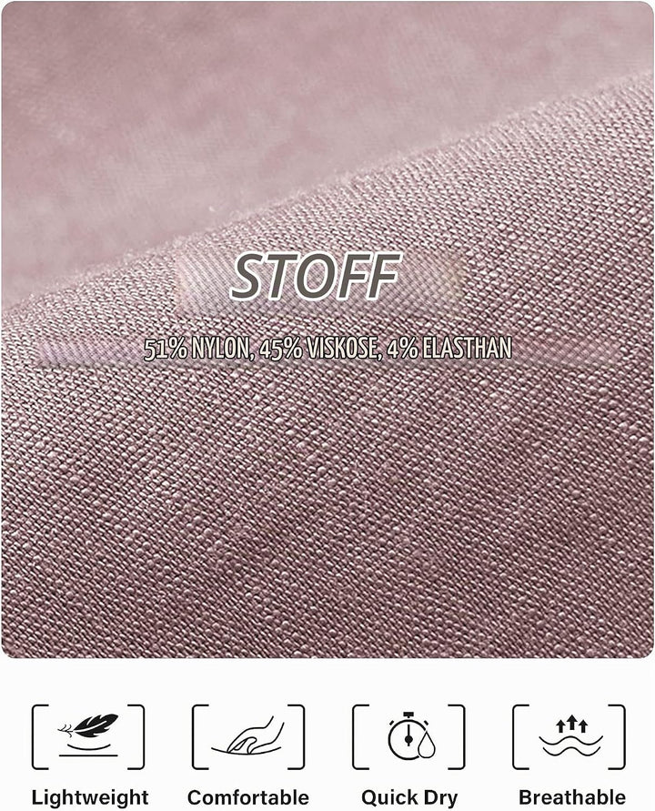 JINSHI Hosen Damen Sommer Cargohose 3/4 Hose Caprihose Freizeithose Wanderhosen Outdoorhose mit Mehr