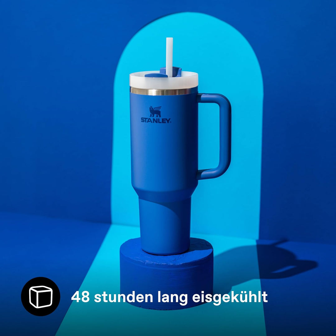Stanley 1913 Quencher H2.0 Flowstate Trinkflasche Mit Strohhalm - Thermobecher Kühlt 11 Stunden - 48