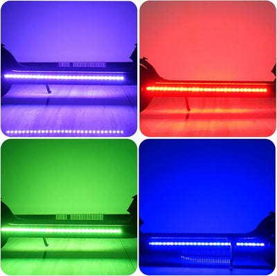 Wovatech LED-Lichtbänder für Elektroroller - Wasserdichtes faltbares Sicherheitsdekorationslicht für