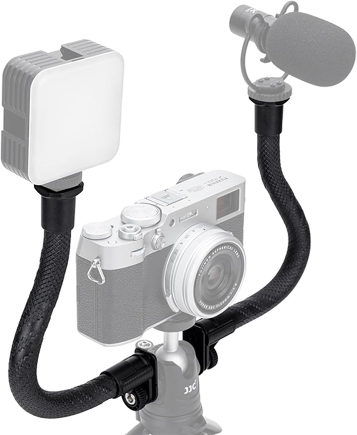 2-Pack Flexibler Verlängerungsarm, Verstellbarer Magischer Arm Griff Mikrofonständerverlängerung für