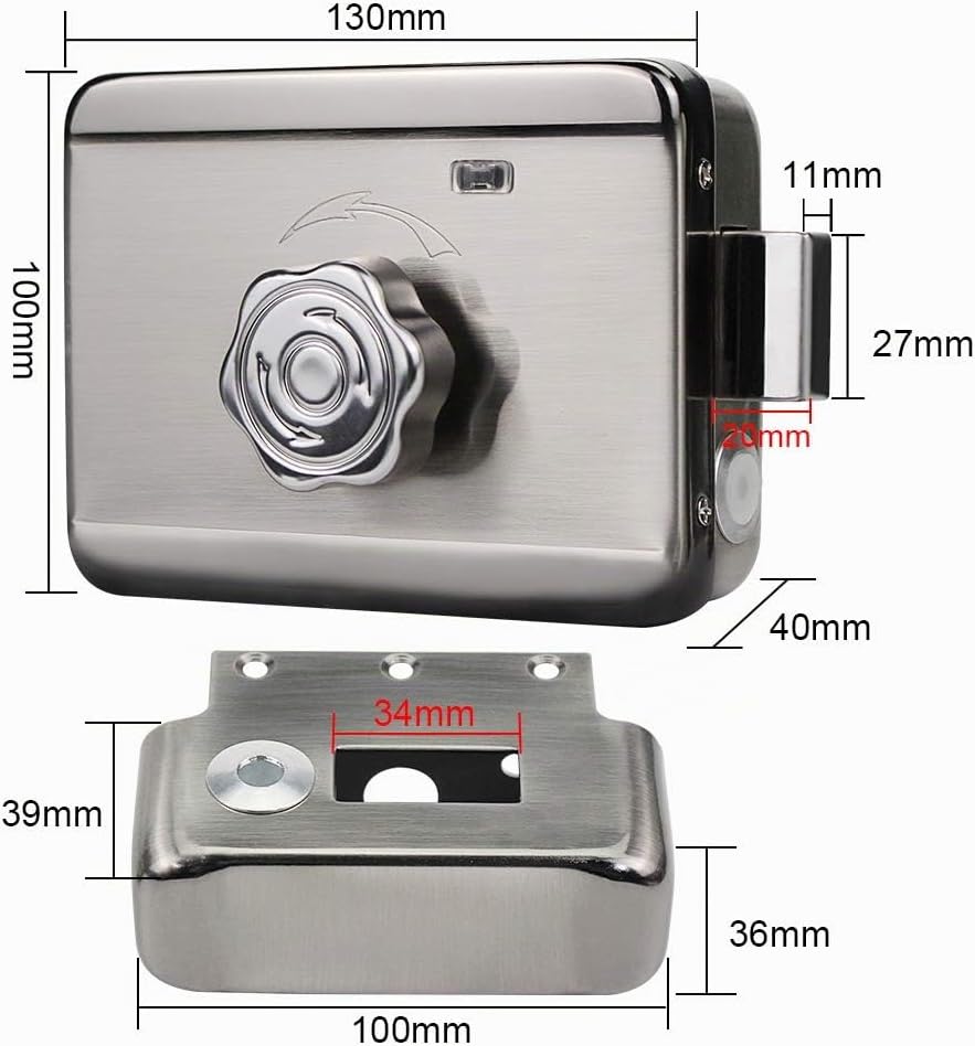 FTSTech Elektronisches Smart Lock Biometrischer Fingerabdruck Türschloss Virtuelles Passwort Wechat