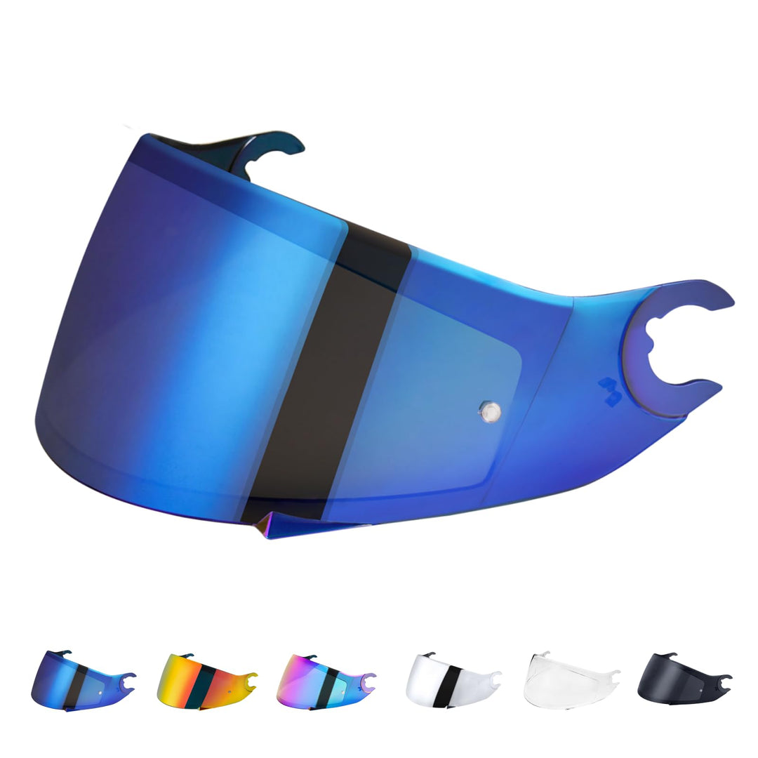 Helmvsier für Shark D Skwal D-Skwal 2 Spartan,Motorradhelm Visier,Motorrad Windschutz Helm Objektiv