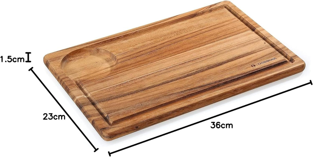 Zassenhaus Steakbrett Akazie 36 X 23 X 1,5 cm