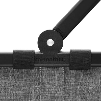 reisenthel carrybag Twist Silver - Stabiler Einkaufskorb mit viel Stauraum und praktischer Innentasc