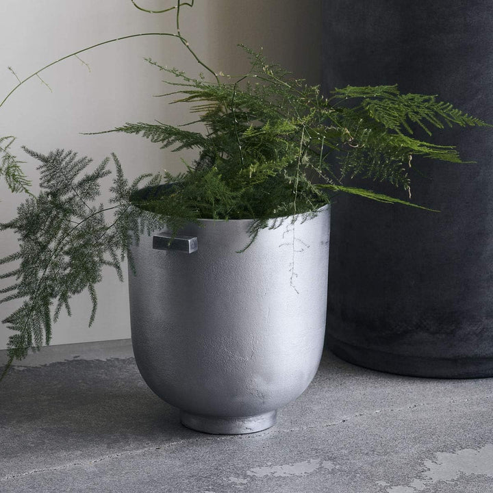 House Doctor - Foem Flowerpot - Raw Aluminium