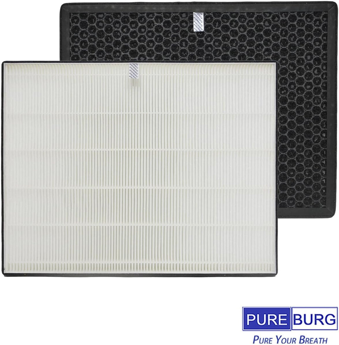 PUREBURG Ersatzfilter-Set kompatibel mit IKEA STARKVIND & STARKVIND Tisch-Luftreiniger, H13 HEPA Akt