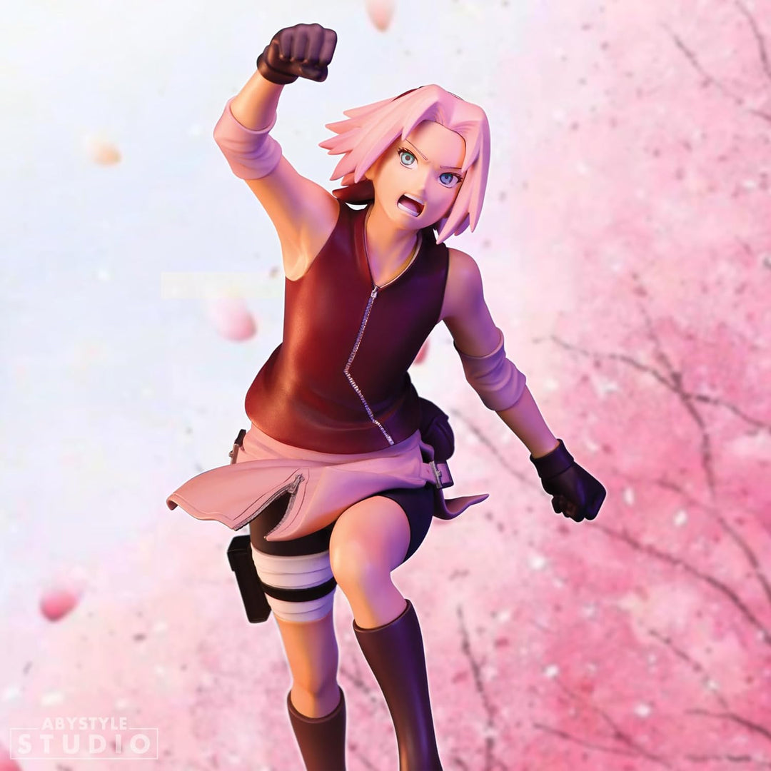 Abysse Corp Naruto Shippuden Actionfigur Sakura 1:10 Scale Bedruckt, aus PVC, in Geschenkverpackung.
