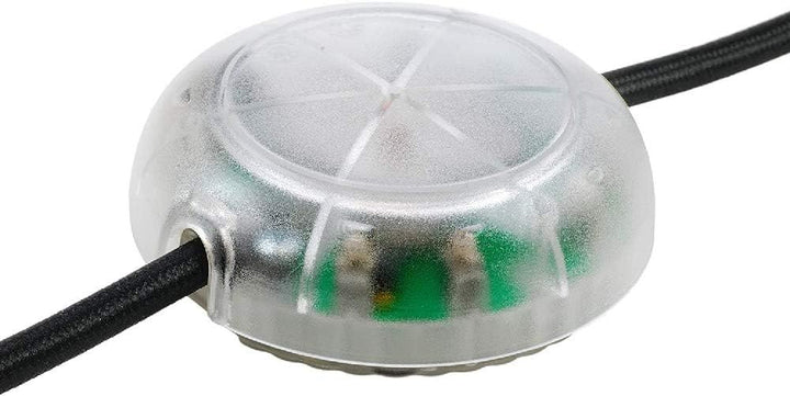 EHMANN 2400x0800 Elektronischer Schnurdimmer T24.08 transparent, Phasenanschnitt, 230V, 50Hz, Leistu