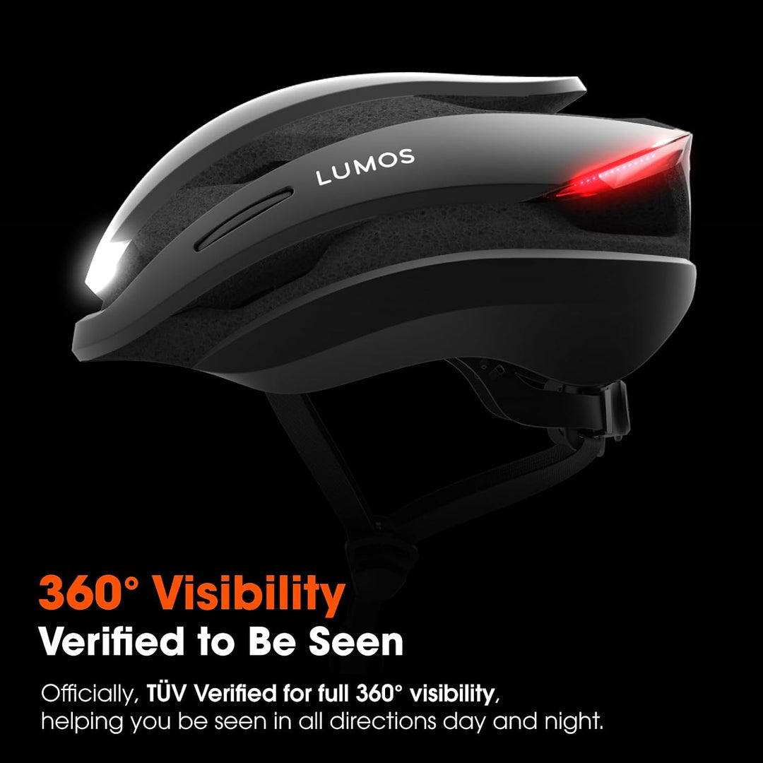 Lumos Ultra Smart-Helm | Fahrradhelm | Vorder- und Rücklicht (LED) | Blinker | Bremslichter | Blueto