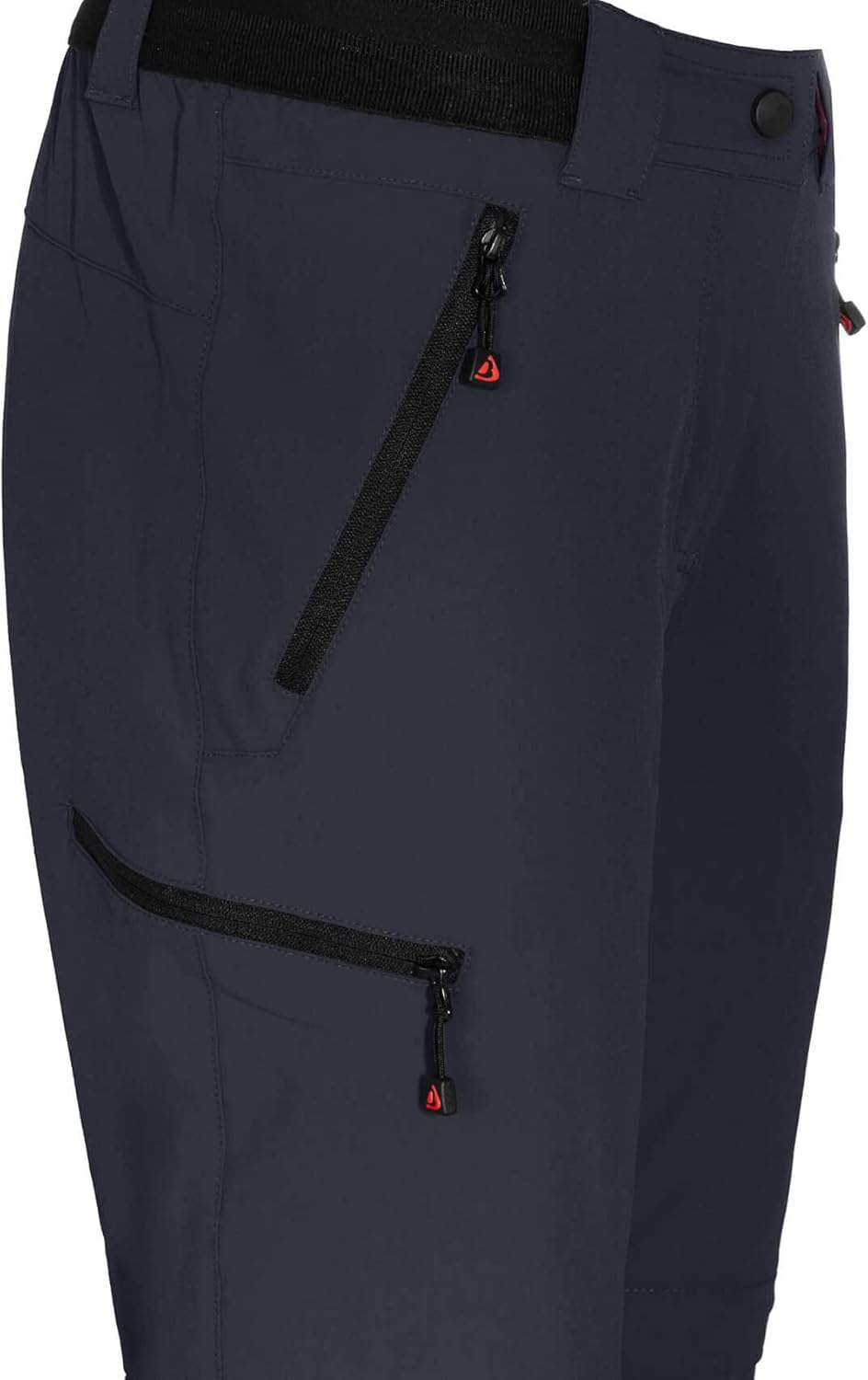 Bergson VIDAA Comfort Zipp Off (Slim) | Damen Wanderhose - schmaler Schnitt - Bermuda Zipp Off - lei