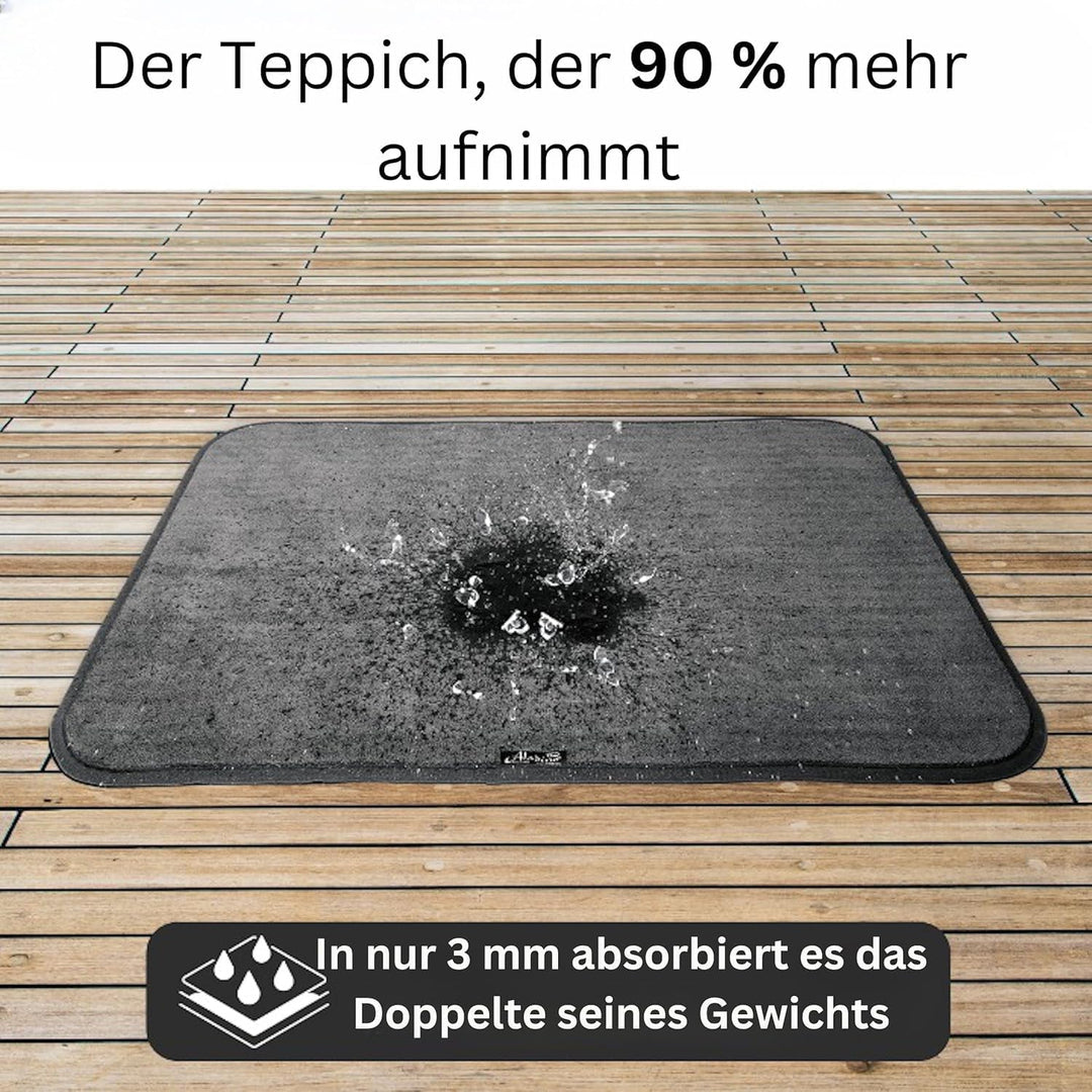 Aladino il tappeto Magico® Premium Fussmatte Für Den Eingangsbereich - Waschbarer Teppich Schmutzfan