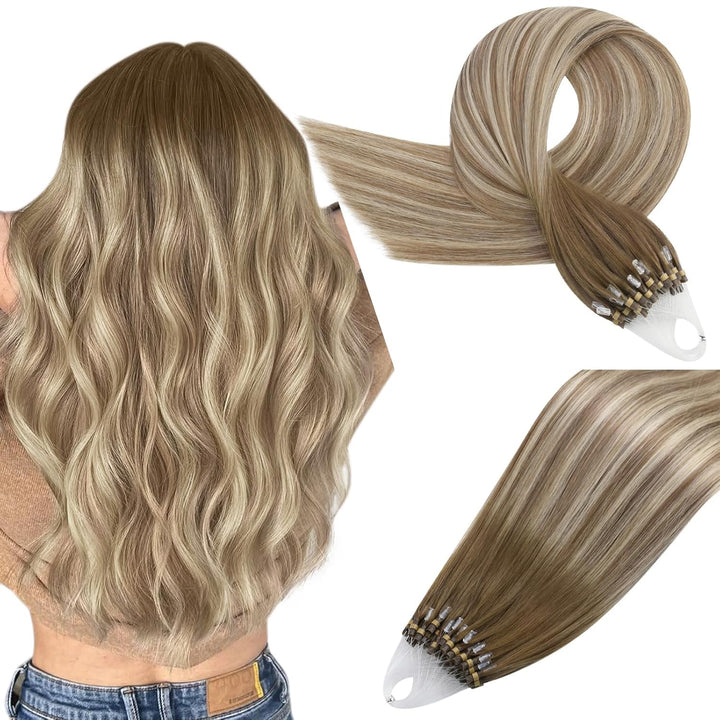 Easyouth Microring Extensions Ombre Echthaar Micro Bead Extensions Remy Echthaar Microring Haarverla