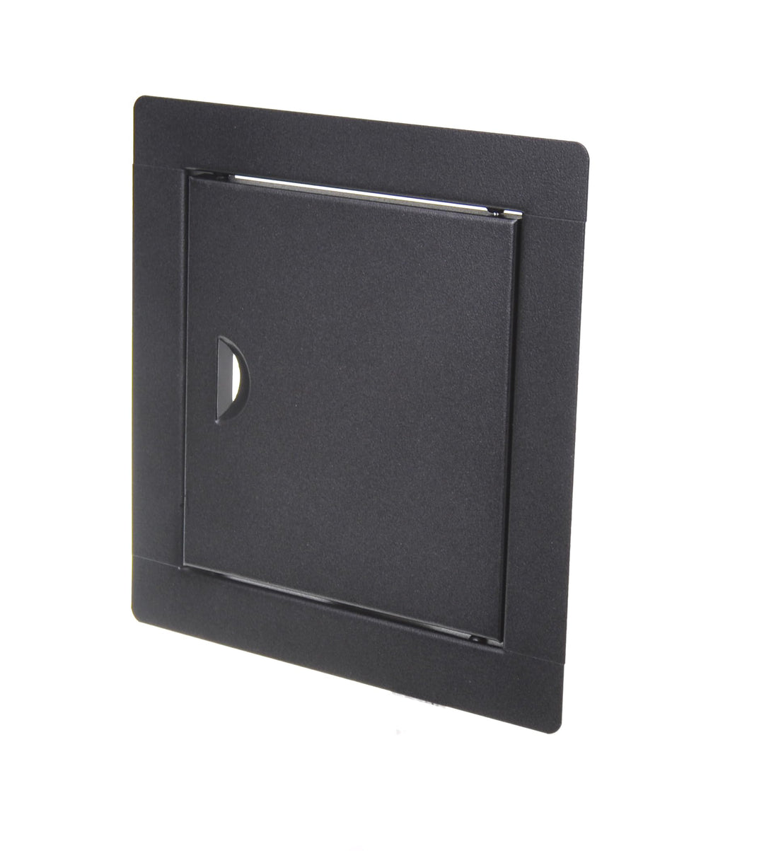 Aqbau® Revisionstür Schwarz Revisionsklappe Revision Wartungstür Metall Schnappverschluss (Einbaumas