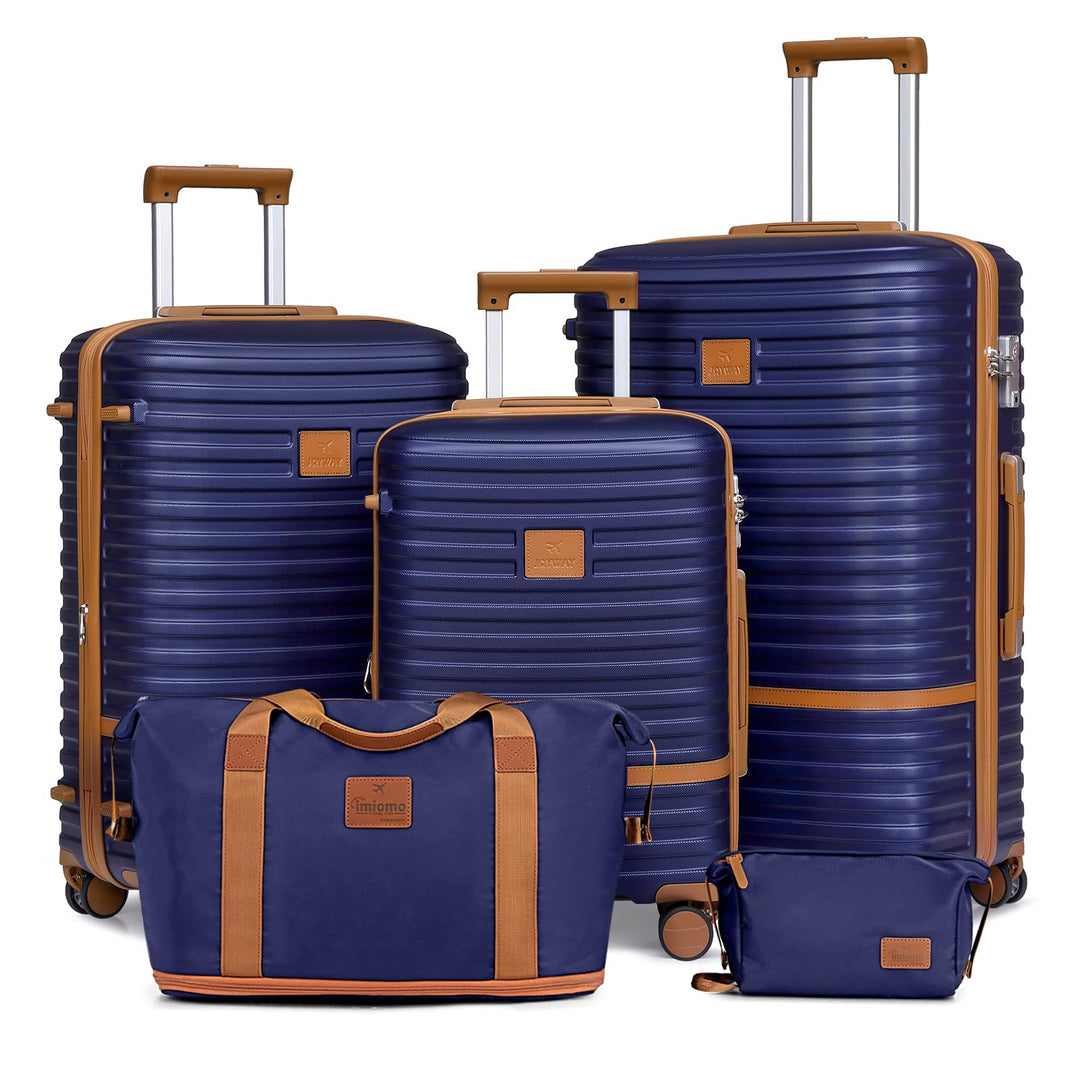 Joyway Koffer Reisekoffer von ABS Hartschalen Erweiterbar Trolley Kofferset mit TSA Schloss und 4 Ro