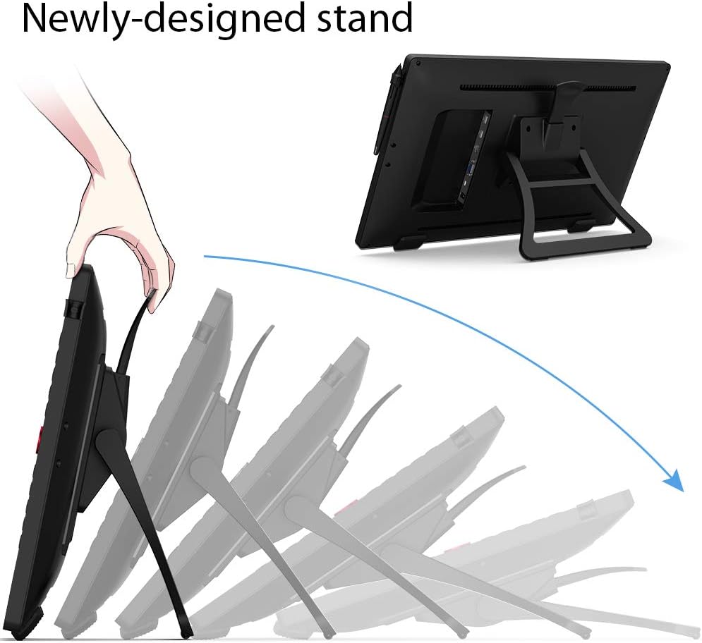 XP-PEN Artist 22R Pro Professionelles Display-Tablet, 21,5 Zoll (21,5 Zoll), Zeichenmonitor mit USB-