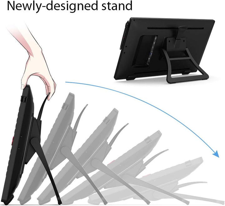 XP-PEN Artist 22R Pro Professionelles Display-Tablet, 21,5 Zoll (21,5 Zoll), Zeichenmonitor mit USB-