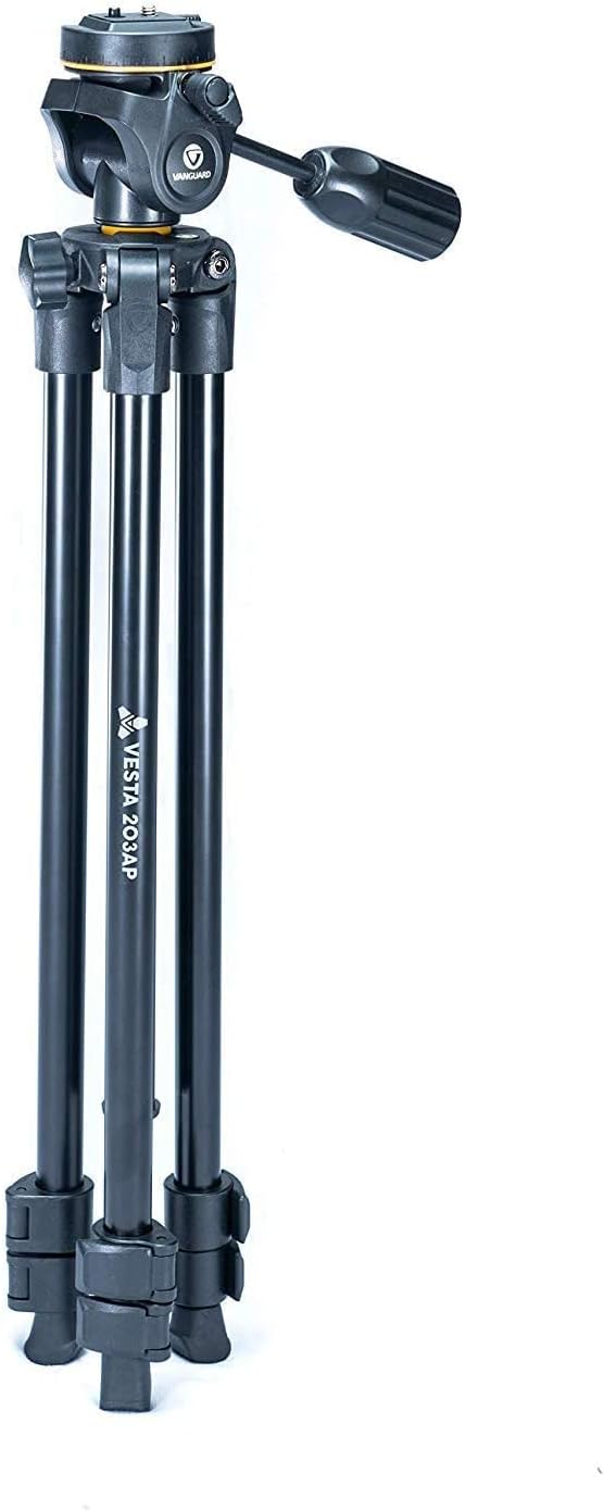 Vesta 203 AP 3-Wege-Aluminium-Stativ mit 3-Wege-Kugelkopf