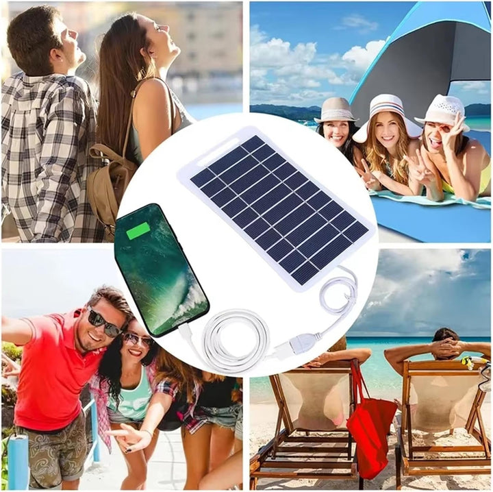 Sol USB - Tragbares Handy-Aufladen | Überwachungskamera Solarpanel - für, Rucksackreisen, Reisen, Fr