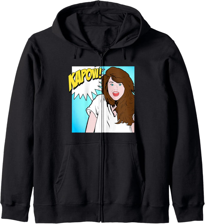 Saved By The Bell Kapow Pop Art Kapuzenjacke
