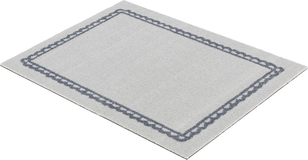 Astra rutschfeste Sauberlaufmatte innen - Spitzenbordüre 50 x 70 cm - Wohnraum Fussmatte Design - Ex